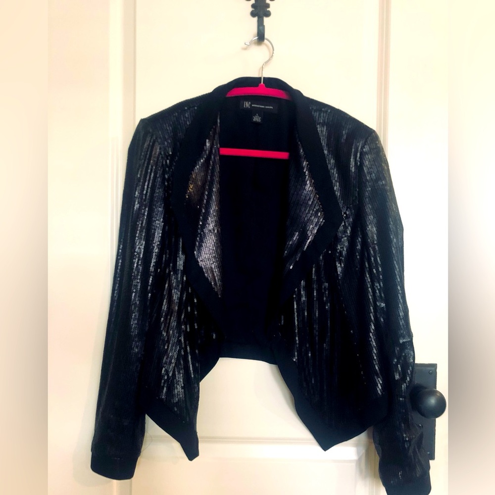 Black sequin jacket